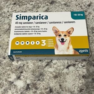 Flea and Tick Control for 22-44 Lbs Medium Dogs